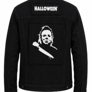 halloweenMichael Myers Black Cotton Jacket-back