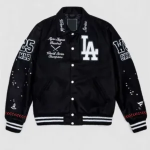 Dodgers-World-Series-Champions-Black-Varsity-Jacket