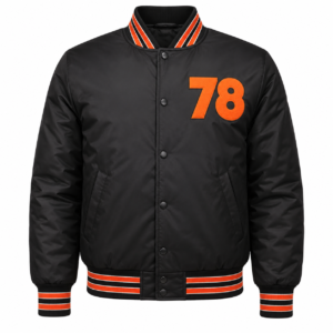 Wilbur 78 Bomber Black Jacket