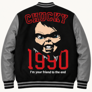 Chucky Good Guys Black & Grey Varsity Jacket