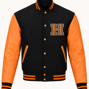 Halloween Pumpkin Varsity Jacket