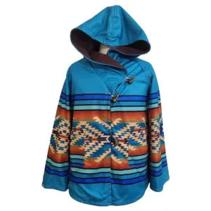 Beth Dutton Blue Poncho