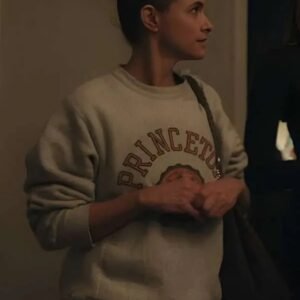 Amanda Peet Grey Sweatshirt