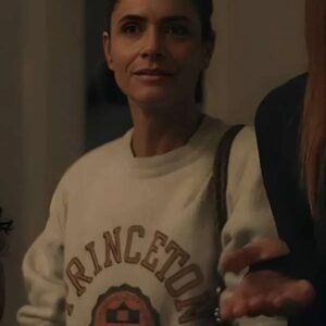 Amanda Peet Grey Sweatshirt