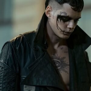 Bill Skarsgard The Crow Black Long Coat