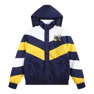 Michigan Wolverines Retro Full-Zip Striped Jacket