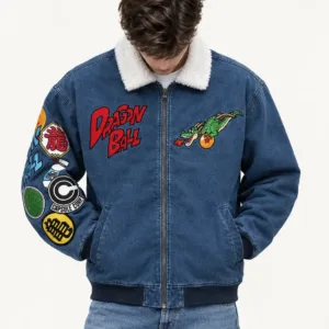 Breeze x Dragon Ball Blue Jacket Front