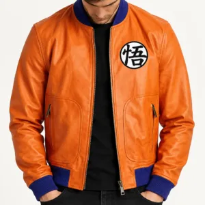 Dragon Ball Z Goku Orange Jacket Front