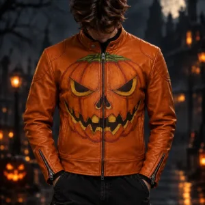 Evil Jack-o’-lantern Orange Jacket