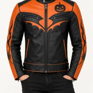 Men's Pumpkin Cafe Racer Jacket