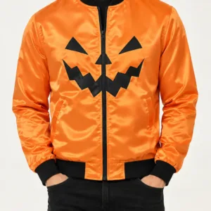 Halloween Scary Pumpkin Orange Jacket