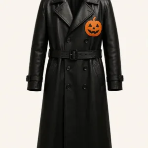 Jack-o’-Lantern Trench Coat