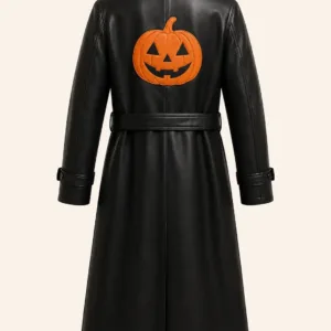 Jack-o’-Lantern Trench Coat Back