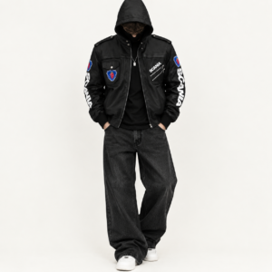Punisher Black Hooded Jacket