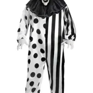 Scary Killer Clown White Costume
