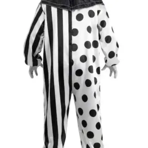 Scary Killer Clown White Costume Back