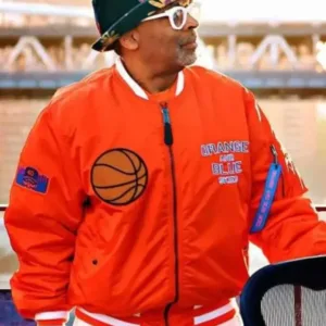 Spike Lee Knicks Orange Jacket