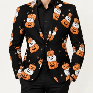 Spooky Cute Pumpkins Blazer