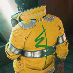 Cyberpunk 2077 Edgerunners David Martinez Yellow Jacket Back