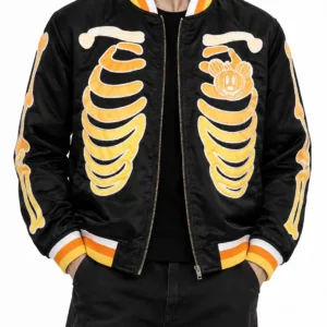 Mickey Mouse Skeleton Black Jacket