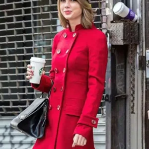 Taylor Swift Red Wool Coat